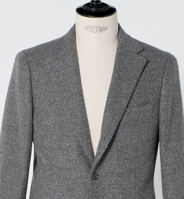 UNITED ARROWS「DI PRAY ブークレ シングル 3ボタン テーラードジャケット C‐MODEL」|テーラードジャケット|