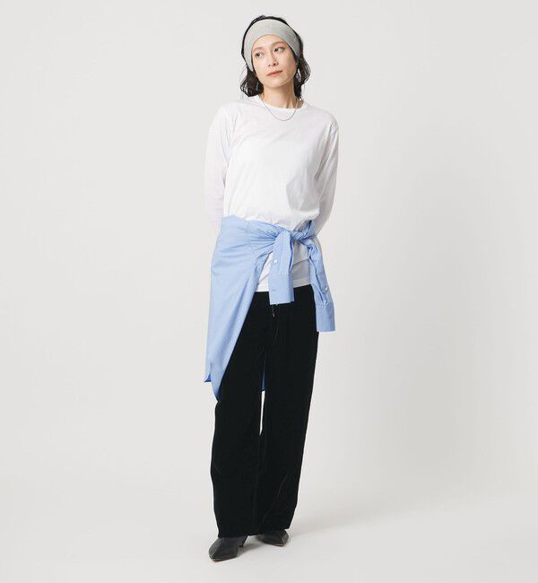 UNITED ARROWS「ベルベット イージー パンツ」|チノ|