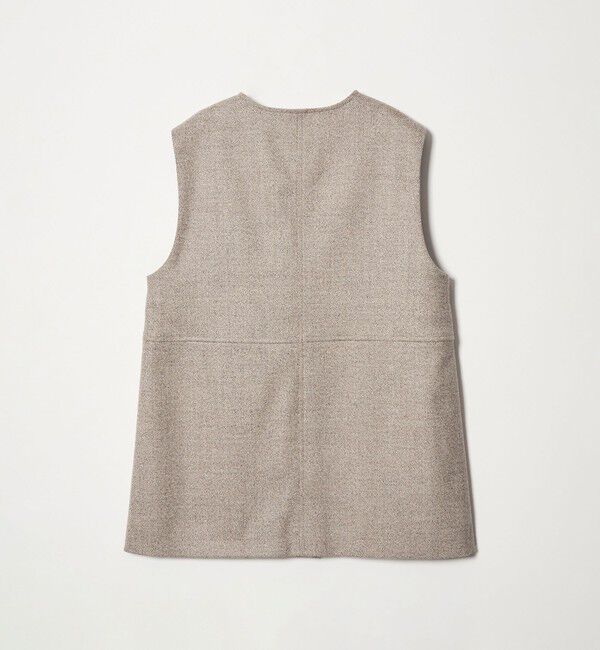 UNITED ARROWS「MOKU ３カラー ツイードライク ベスト」|ベスト・ジレ|