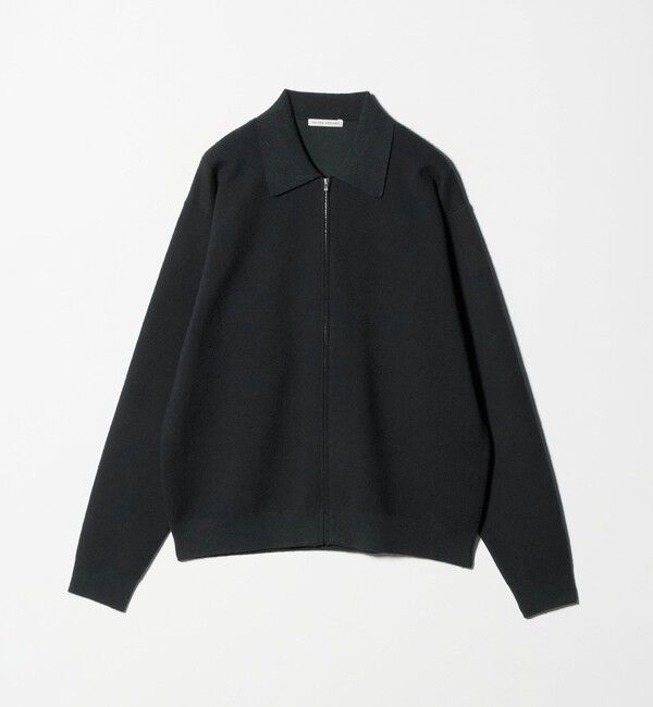 UNITED ARROWS「ブークレー ダブルフェイス ジップブルゾン」|カーディガン|DK.GRAY