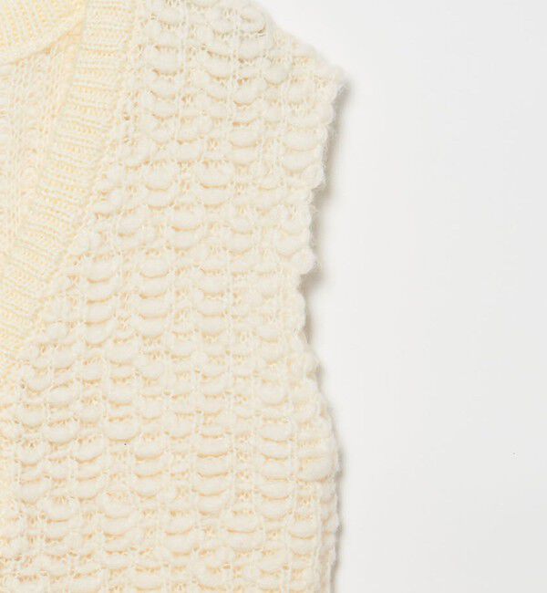 EMMEL REFINES「＜EMMEL REFINES＞EM ポコフワ 2WAY ニットベスト」|ニット・セーター|