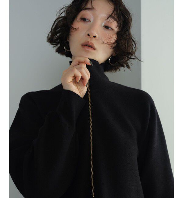 EMMEL REFINES「＜EMMEL REFINES＞EM HWフロントジップ ミニワンピース」|ワンピース|