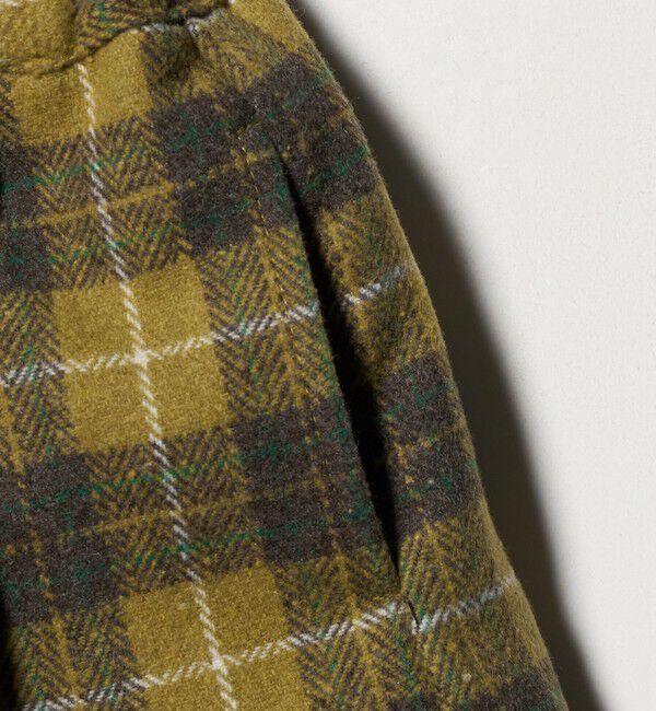 UNITED ARROWS green label relaxing「チェック ラップキュロット（イエロー） / キッズ  100cm-160cm」|その他|