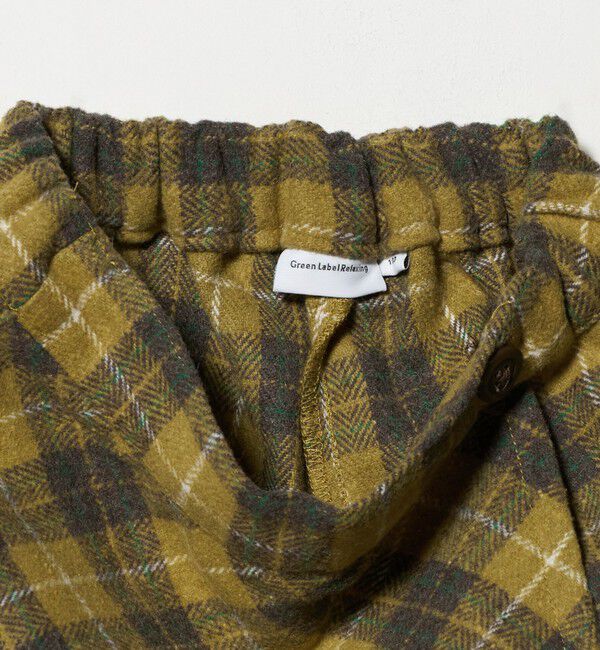 UNITED ARROWS green label relaxing「チェック ラップキュロット（イエロー） / キッズ  100cm-160cm」|その他|