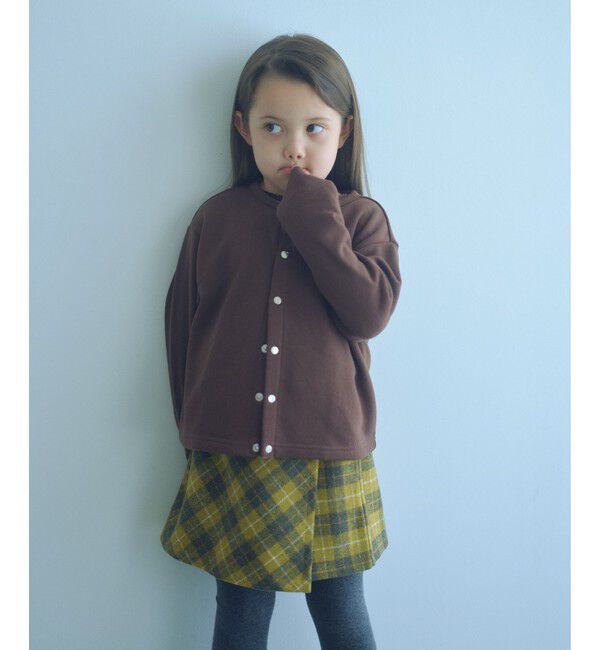 UNITED ARROWS green label relaxing「チェック ラップキュロット（イエロー） / キッズ  100cm-160cm」|その他|