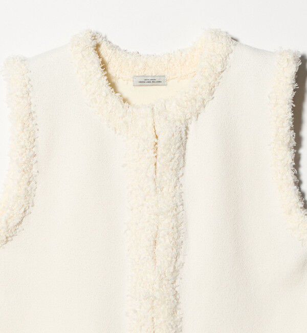 UNITED ARROWS green label relaxing「ブークレ&times;フリンジ ベスト ウォッシャブル」|ベスト・ジレ|