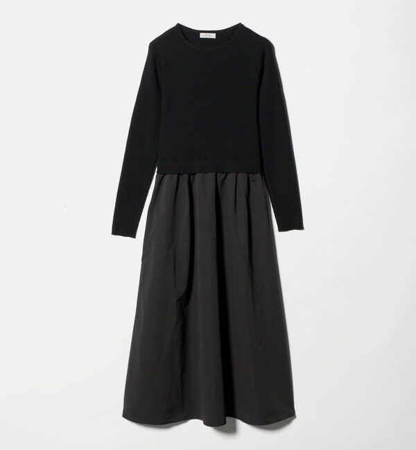 UNITED ARROWS green label relaxing「タフタ ドッキング ワンピース ウォッシャブル」|ワンピース|