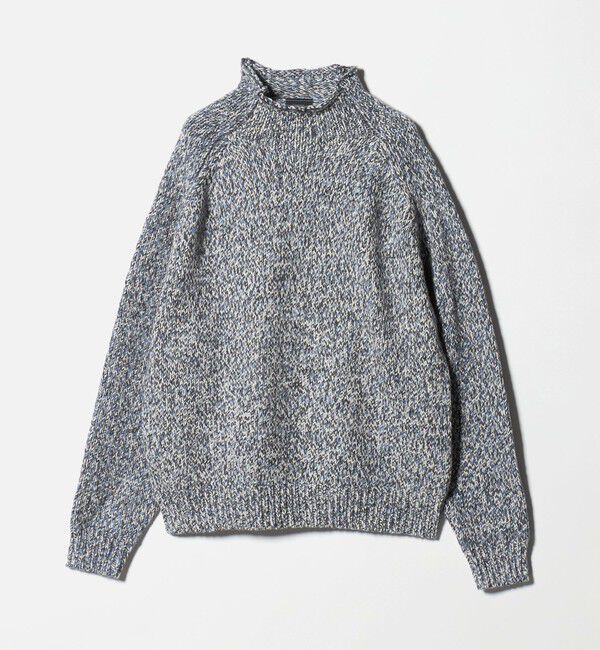 UNITED ARROWS green label relaxing「ミックス ヤーンローゲージ ロールネック ニット」|ニット・セーター|