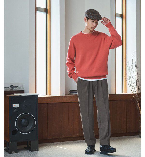 UNITED ARROWS green label relaxing「コットン スウェット クルーネック ニット」|ニット・セーター|