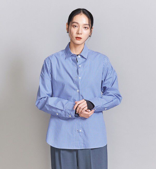 BEAUTY&YOUTH UNITED ARROWS「コットン チェックシャツ」|シャツ・ブラウス|
