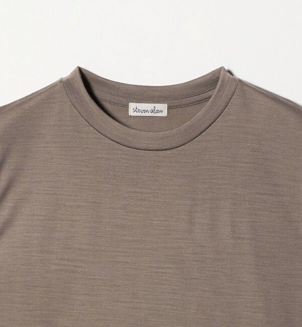 STEVEN ALAN「＜Steven Alan＞ウールジャージー ノースリーブ Tシャツ」|Tシャツ・カットソー|