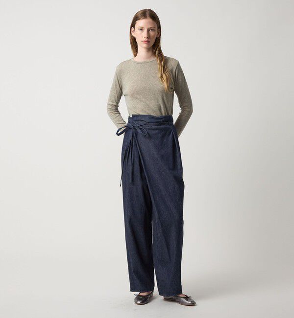 STEVEN ALAN「＜Steven Alan＞ライトオンスデニム クロスオーバー パンツ」|デニム|