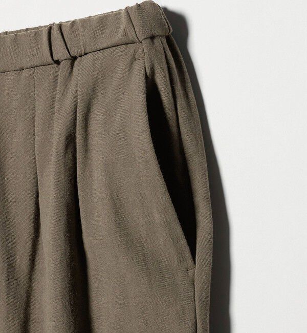 BEAUTY&YOUTH UNITED ARROWS「TC/FLAX オックス バルーン イージー パンツ」|チノ|