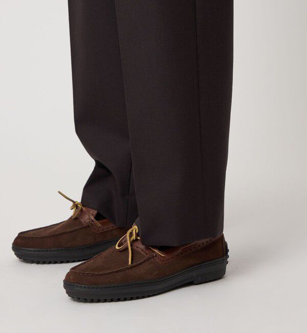 STEVEN ALAN「＜Steven Alan＞ ウール オックスフォード アウト ワンプリーツ スラックス」|スラックス|