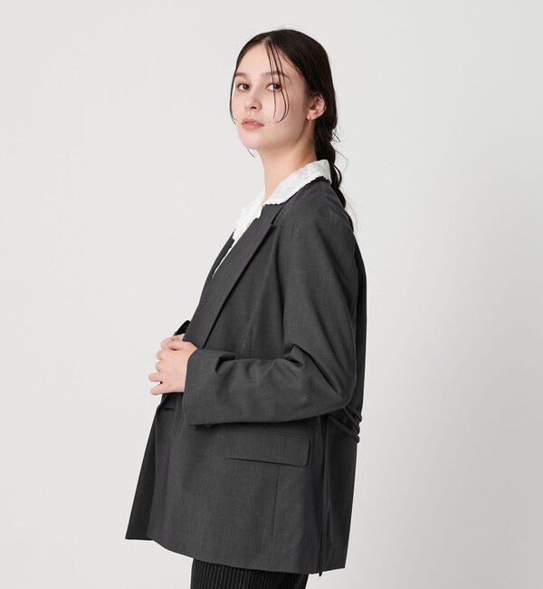 BEAUTY&YOUTH UNITED ARROWS「バックレースアップ ダブルジャケット」|テーラードジャケット|