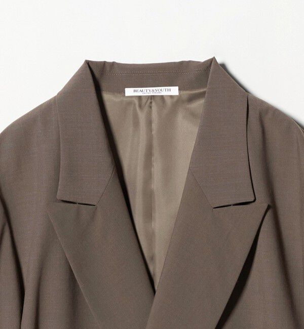 BEAUTY&YOUTH UNITED ARROWS「バックレースアップ ダブルジャケット」|テーラードジャケット|
