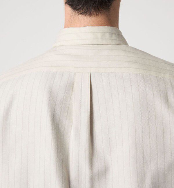 STEVEN ALAN「＜Steven Alan＞ ネル  ストライプ レギュラーカラー シャツ NARROW」|シャツ・ブラウス|