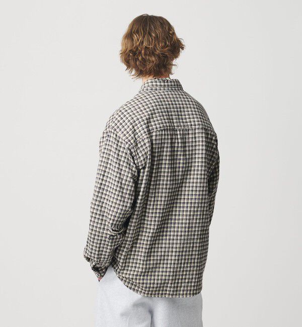 MONKEY TIME「ディストレスト ネル チェック シャツ」|シャツ・ブラウス|