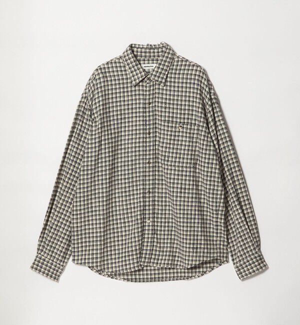 MONKEY TIME「ディストレスト ネル チェック シャツ」|シャツ・ブラウス|