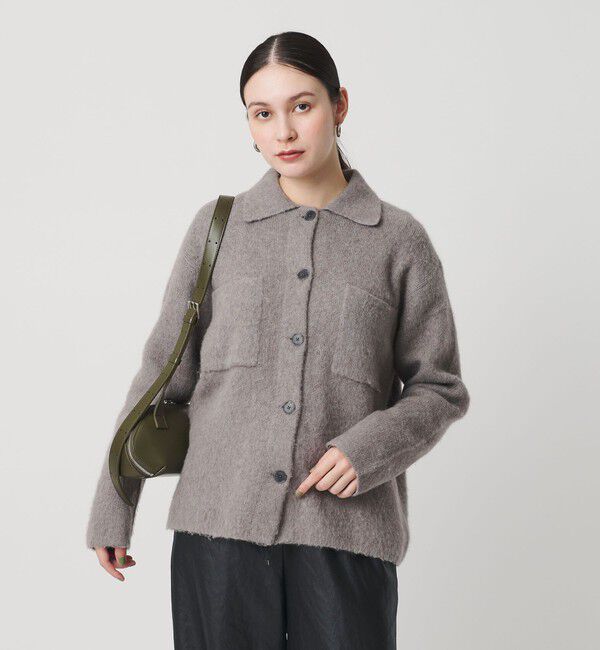 BEAUTY&YOUTH UNITED ARROWS「チャイニーズラクーンブレンド ポケット シャツカーディガン」|カーディガン|