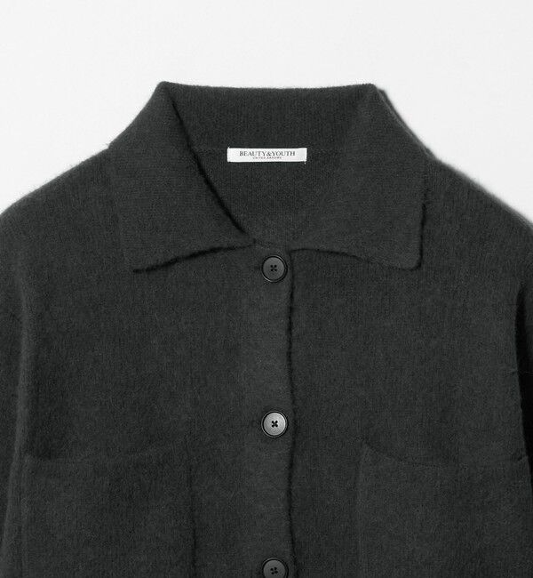 BEAUTY&YOUTH UNITED ARROWS「チャイニーズラクーンブレンド ポケット シャツカーディガン」|カーディガン|