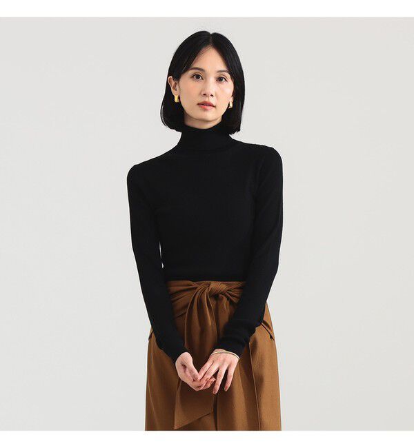Demi-Luxe BEAMS 「リブ タートルネックニット」|ニット・セーター|