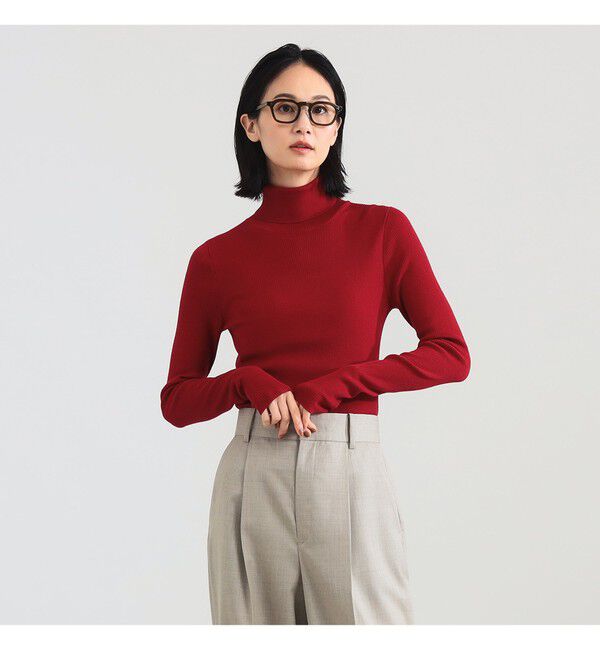 Demi-Luxe BEAMS 「リブ タートルネックニット」|ニット・セーター|
