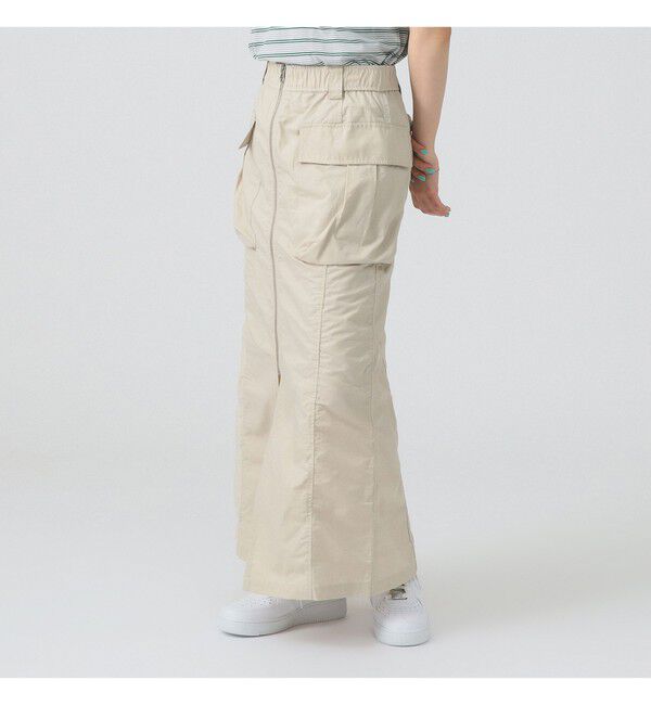 Ray BEAMS 「フロント ジップ カーゴ タイトスカート」|スカート|IVORY