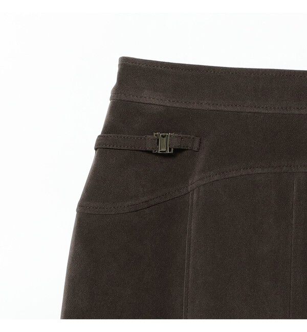 Ray BEAMS 「フロッキー ジップ スリット スカート」|スカート|