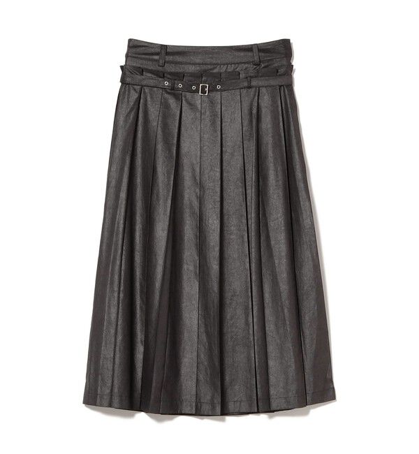 Ray BEAMS 「レザーライクプリーツ スカート」|スカート|