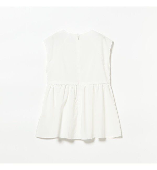 Demi-Luxe BEAMS 「ポリエステル レーヨン ペプラム ブラウス」|シャツ・ブラウス|