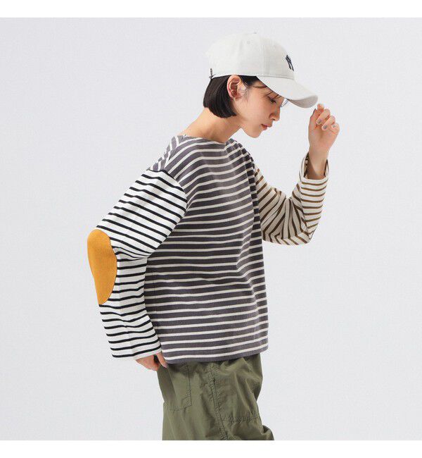 BEAMSBOY「エルボー パッチ バスク ロングスリーブ」|Tシャツ・カットソー|BODER_CRZ