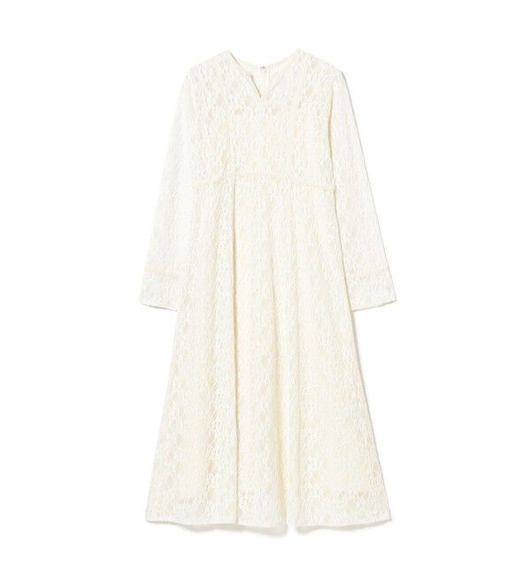 Ray BEAMS 「レース キーネック ワンピース」|ワンピース|