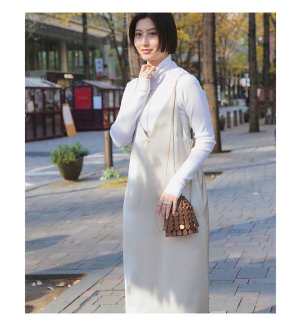 Demi-Luxe BEAMS 「ダブルストラップ キャミソール ワンピース」|ワンピース|