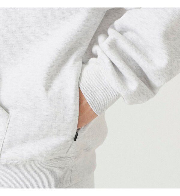 BEAMS「ワイドショートフィット ウィンドストップ スウェットフーディー」|スウェット・ジャージ|