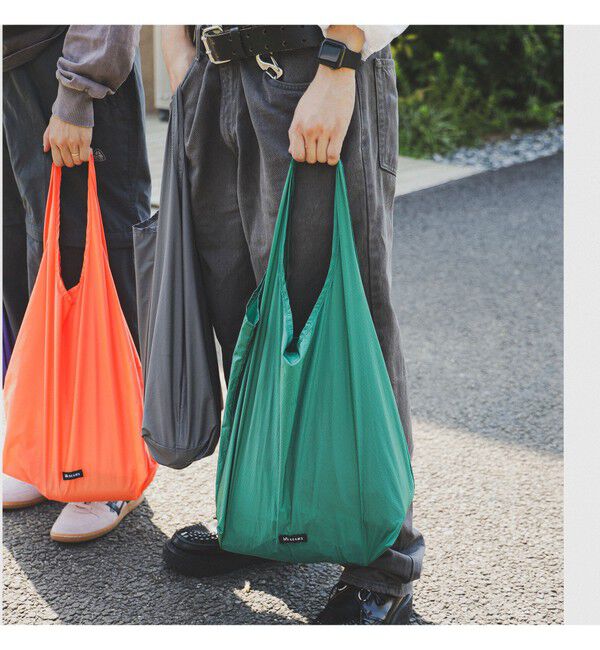 BEAMS「リップストップ マルシェバッグ」|ポーチ|FOREST_GREEN