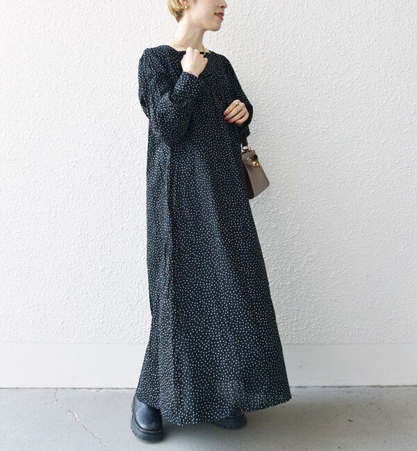 SHIPS any「【SHIPS any別注】MIYAKO TAKAYAMA &times; SHIPS any: ドット マキシ ワンピース」|ワンピース|