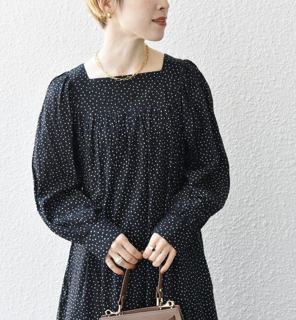 SHIPS any「【SHIPS any別注】MIYAKO TAKAYAMA &times; SHIPS any: ドット マキシ ワンピース」|ワンピース|