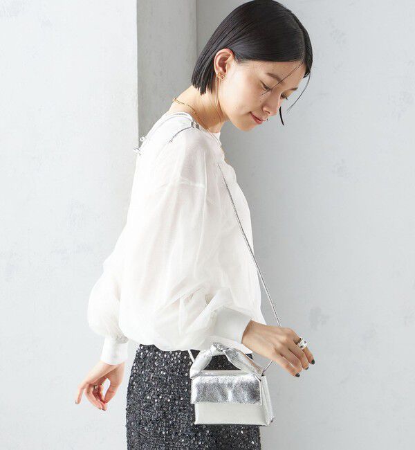 SHIPS for women「〈手洗い可能〉ダブル シアー ニット プルオーバー」|ニット・セーター|