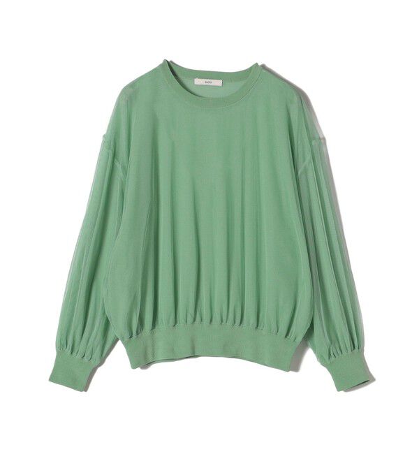 SHIPS for women「〈手洗い可能〉ダブル シアー ニット プルオーバー」|ニット・セーター|