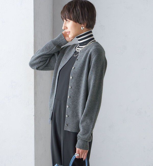 SHIPS for women「カシミヤ クルーネック カーディガン」|カーディガン|