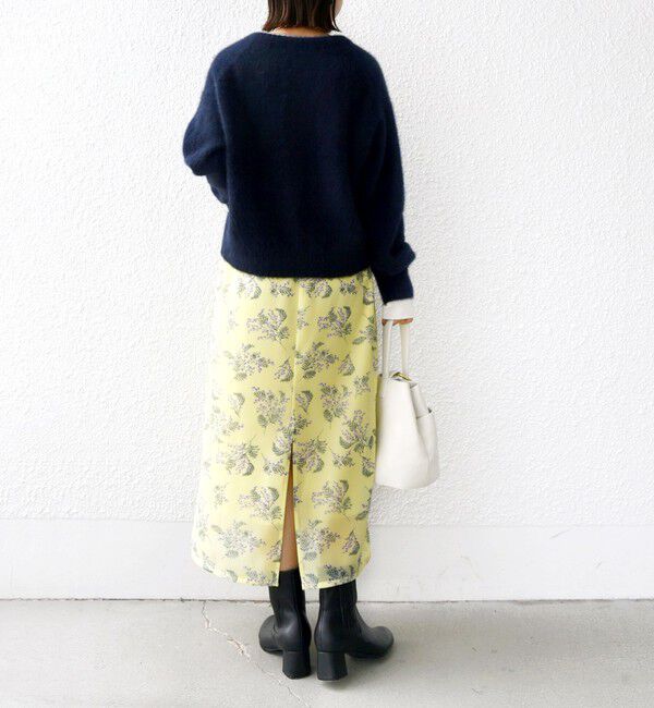 SHIPS for women「〈手洗い可能〉シアー レイヤード プリント スカート」|スカート|