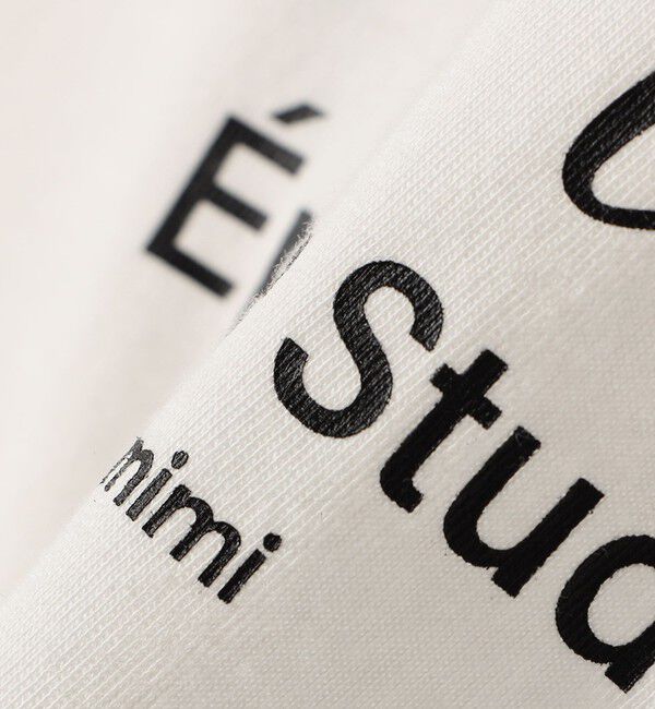 SHIPS any「【SHIPS any別注】MONMIMI:〈洗濯機可能〉ロゴ プリント ロンTEE 25AW」|Tシャツ・カットソー|