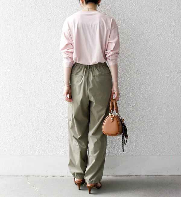 SHIPS any「【SHIPS any別注】MONMIMI:〈洗濯機可能〉ロゴ プリント ロンTEE 25AW」|Tシャツ・カットソー|