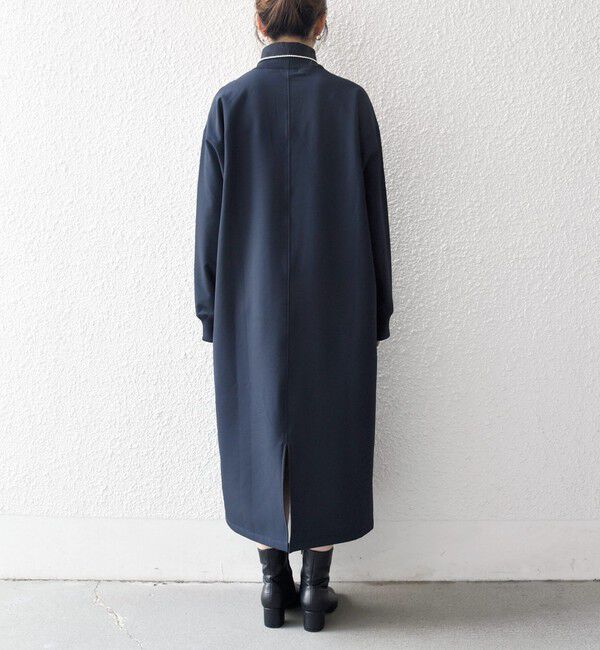 SHIPS any「SHIPS any:〈洗濯機可能〉裏起毛 リブ ハイネック ワンピース」|ワンピース|