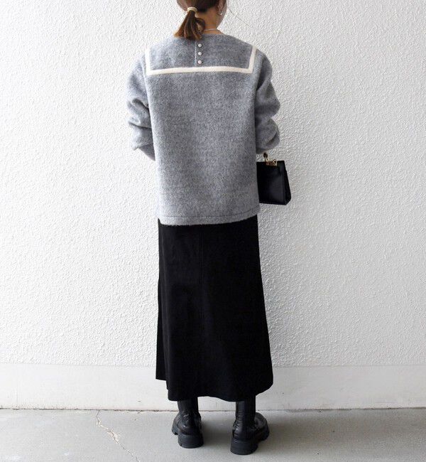 SHIPS any「SHIPS any: バイカラー セーラー デザイン プルオーバー」|Tシャツ・カットソー|