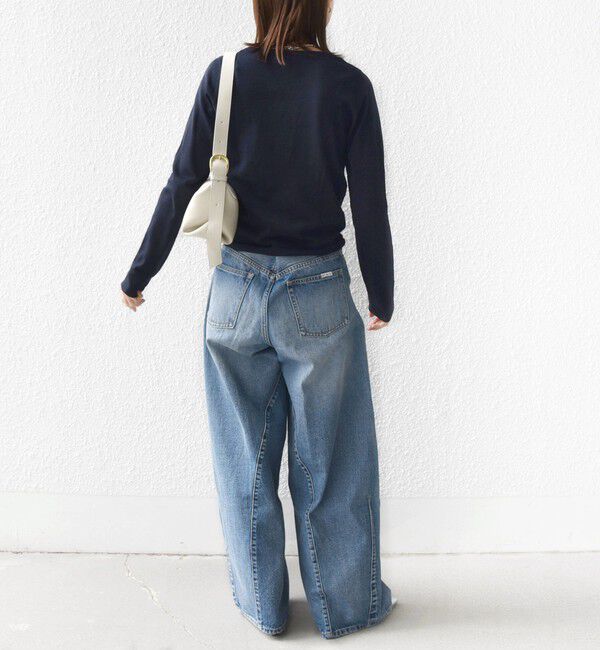 SHIPS for women「〈洗濯機可能〉ラメ クルーネック 長袖 ニット」|ニット・セーター|