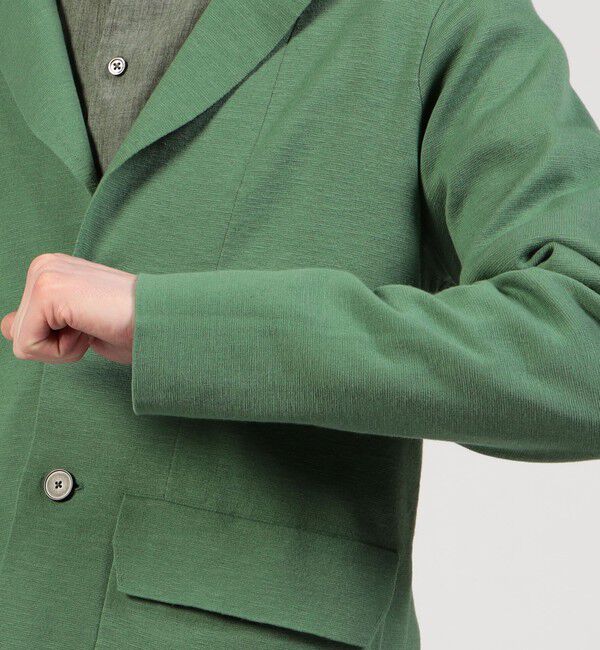 TOMORROWLAND MENS「コットンリネンミラノリブ ニットジャケット」|ニット・セーター|