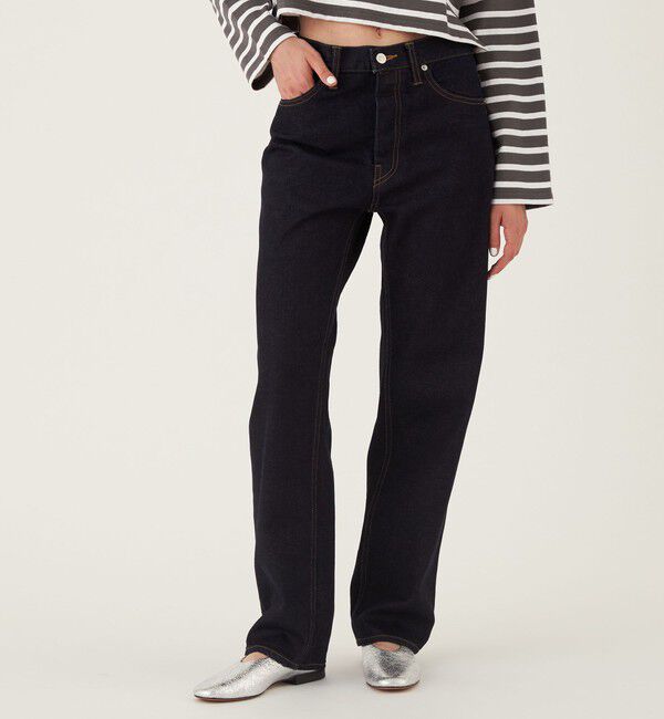 GALERIE VIE「リユースシーアイランドコットン デニムストレートパンツ」|デニム|