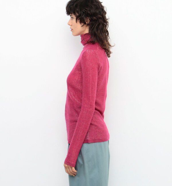 BACCA「モヘヤラメラッピングニットブラウス」|ニット・セーター|